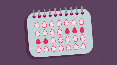 Kalender Menstruation