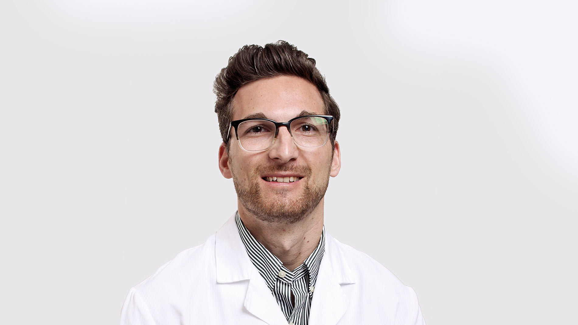 Portraitbild von Philipp Maletzki, Oberarzt Urologie.